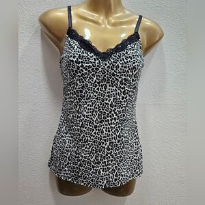 White House Black Market  Animal Print Cami size XS
